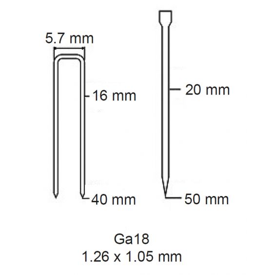 Agrafeuse/cloueuse pneumatique 1/4"