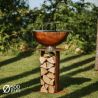 Brasero plancha Stilo Ø600 Corten - MASURIA