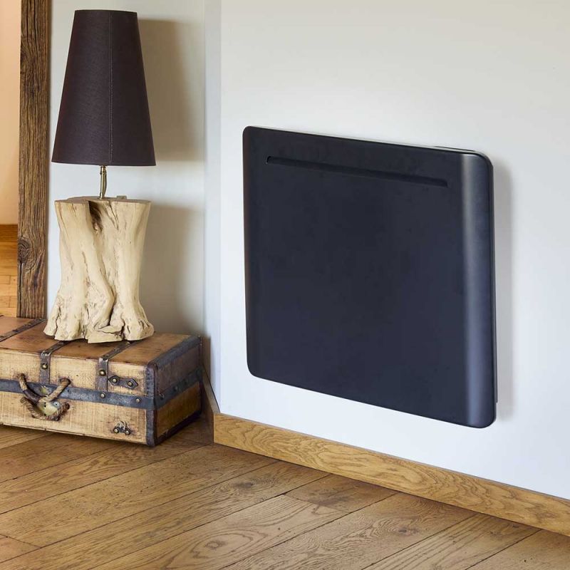 Radiateur à Inertie Fonte 2000W - Thermostat LCD, Programmable, Pour Pièce ~20m², Blanc