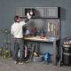 Panneau perforé mural ou pour établi L 180 x H 79 x E 2 cm FEROCE