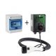 Coffret de recharge 3.7 kw avec contrôleur de charge et câble de 5m + coffret de protection 16A OHMTEC
