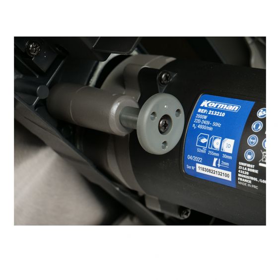 Scie à onglets avec table supérieure 2000W 255mm KORMAN