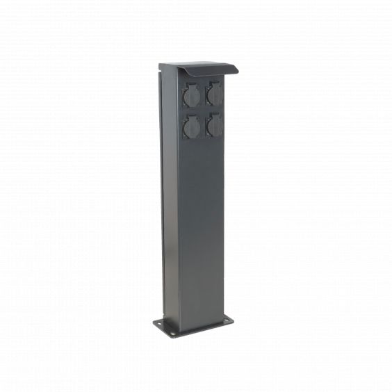 Potelet 80cm de camping avec 4 prises 2P+T 16A