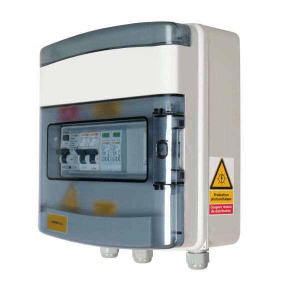 Coffret photovoltaique AC 4,5KW + compteur d'énergie OHMTEC