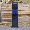 Borne de camping 4 prises CEE 16A avec protection et robinet OHMTEC