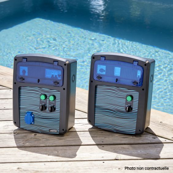 Coffret piscine pour filtration connecté + éclairage + traitement de l'eauNALTO