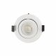 Spot encastrable orientable variable IP65 CCT RT2012 LED 6W Blanc WOLTZ