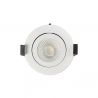 Spot encastrable orientable variable IP65 CCT RT2012 LED 6W Blanc WOLTZ