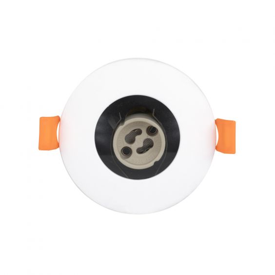 Spot encastrable fixe LED 10W max RT2012 rond blanc WOLTZ