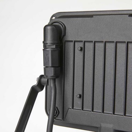 Projecteur LED extérieur à fixer 50W noir WOLTZ