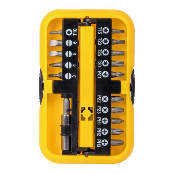 Jeu de 16 embouts de vissage Qualité S2 + Porte embout-magnétique et Support