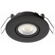 Spot noir encastré orientable LED 5W RT 2012/RE2020 WOLTZ