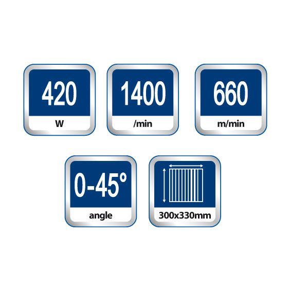 Scie à ruban 420W 245mm KORMAN