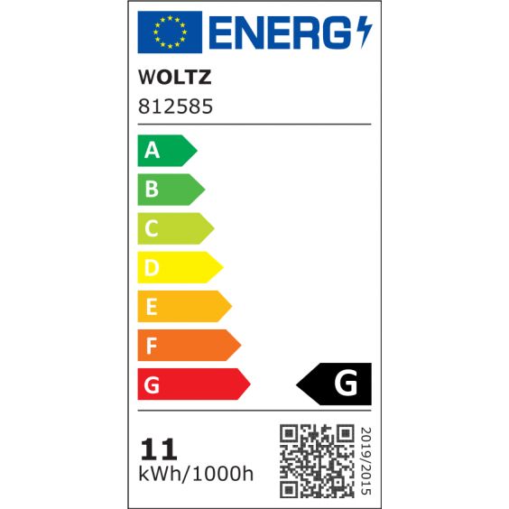 Ruban Led COB 5M 11W/M 24V IP65 10mm 3000K