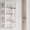 Sèche-serviette électrique 500W tubes ronds fil chauffant - ATENZA