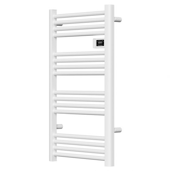 Sèche-serviette électrique 500W tubes ronds fil chauffant - ATENZA