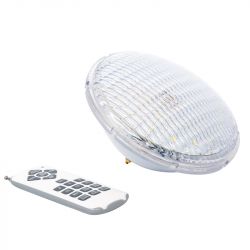 Ampoule LED Piscine Submersible PAR56 Multicolore RGBW 36W Ø178mm IP68 12V AC + Télécommande CREALYS