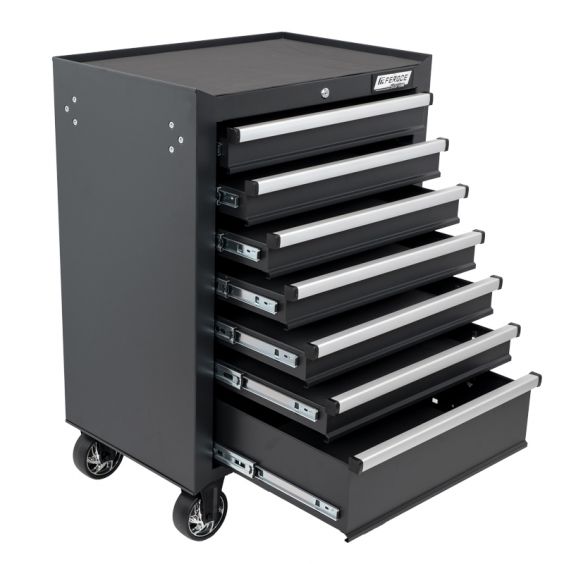 Servante d'Atelier 7 Tiroirs sur roues Hauteur 90cm Feroce