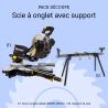 Scie à onglet radiale 2000W 255 mm laser STEINER + support