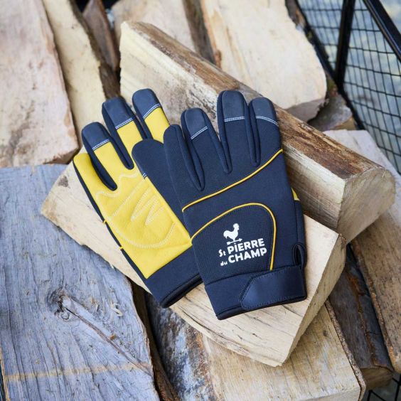 Gants de protection en cuir Taille M/8 SAINT PIERRE DU CHAMP