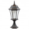 Borne Lumineuse  Extérieure 100W max E27 Fonte Noire ADELA