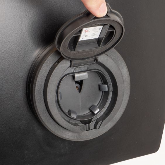 Borne de recharge monophasée métallique 7.4kW OHMTEC