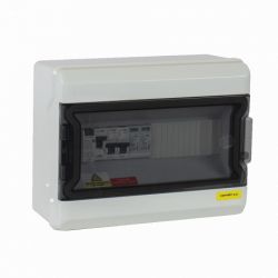 Coffret photovoltaïque AC 3-4.5kW avec interrupteur différentiel type B